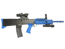 Vigor L85A2 Spring Rifle with Torch and Red Dot Sight (Blue - L85A2)