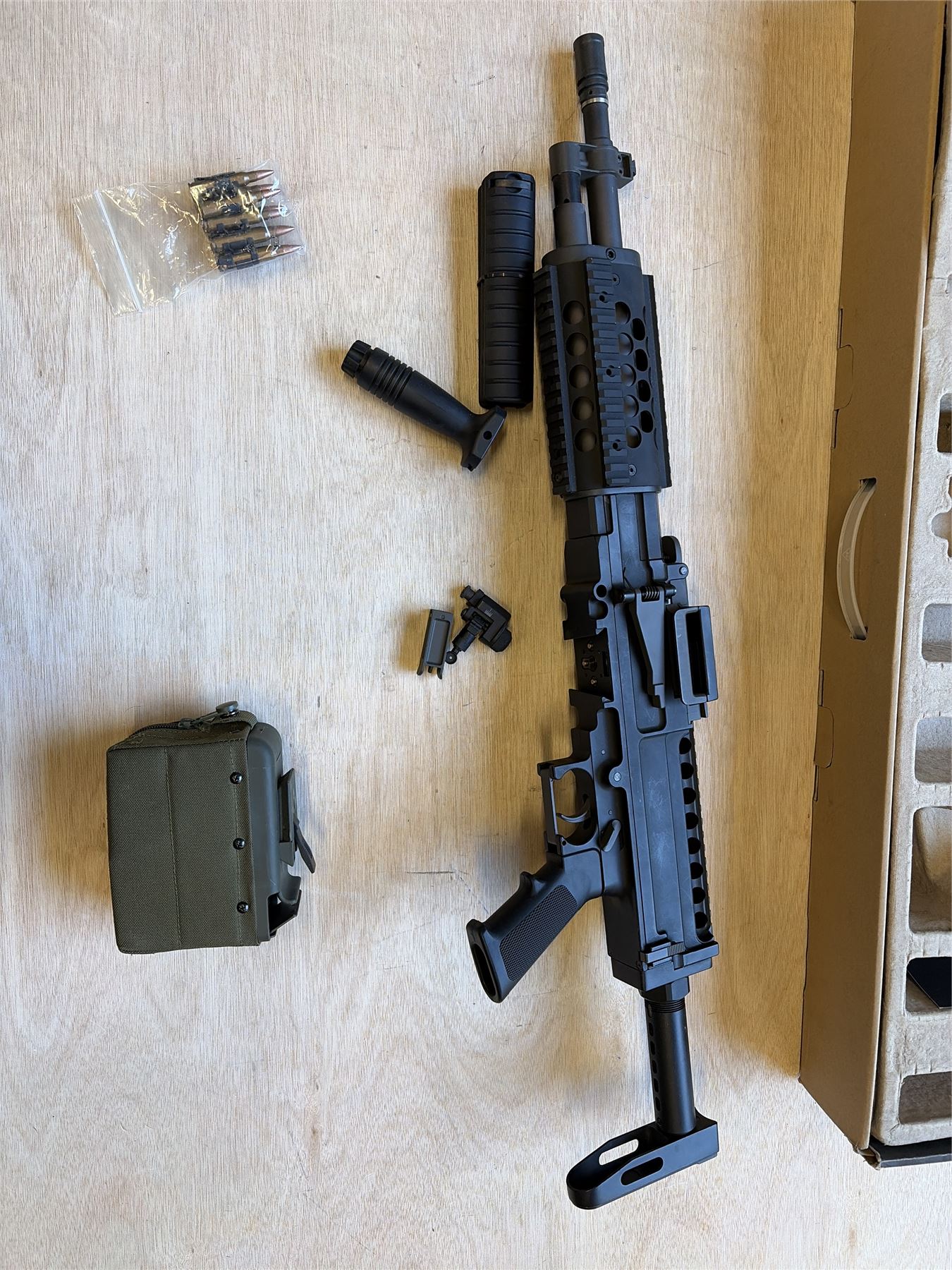 [Boneyard] Ares LMG Stoner (MG-008) - Mag motor spins constantly - magazine issue / feed fault
