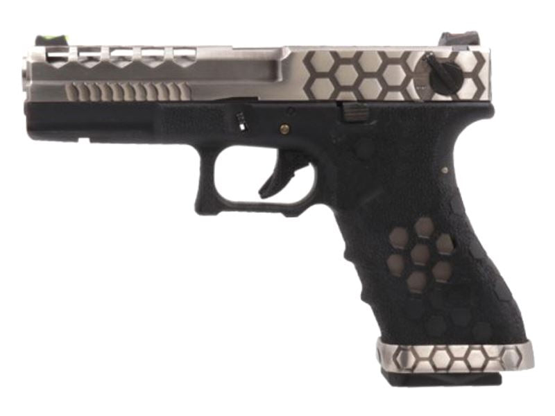 Armorer Works Custom Hex Cut GBB (AW-VX0200 - Silver)