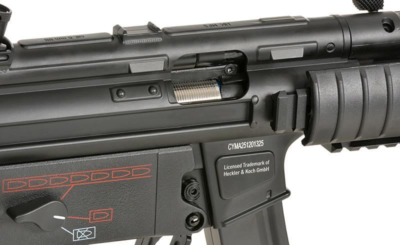 H&K MP5A4 RIS Full Metal AEG with Eshooter ETU GEN-2 (Umarex/Cyma - Black - CM041B)