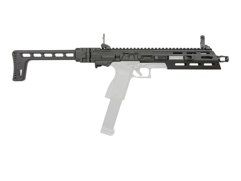 G&G SMC-9 9mm Conversion Carbine Kit with GTP9 Gas Blowback Pistol (Black - KIT ONLY)