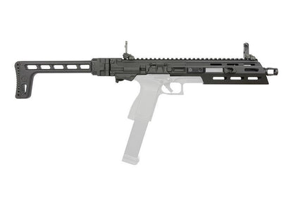 G&G SMC-9 9mm Conversion Carbine Kit with GTP9 Gas Blowback Pistol (Black - KIT ONLY)