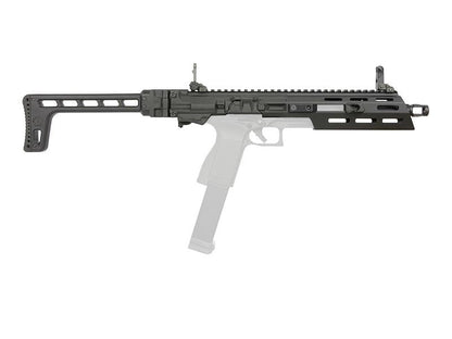G&G SMC-9 9mm Conversion Carbine Kit with GTP9 Gas Blowback Pistol (Black - KIT ONLY)