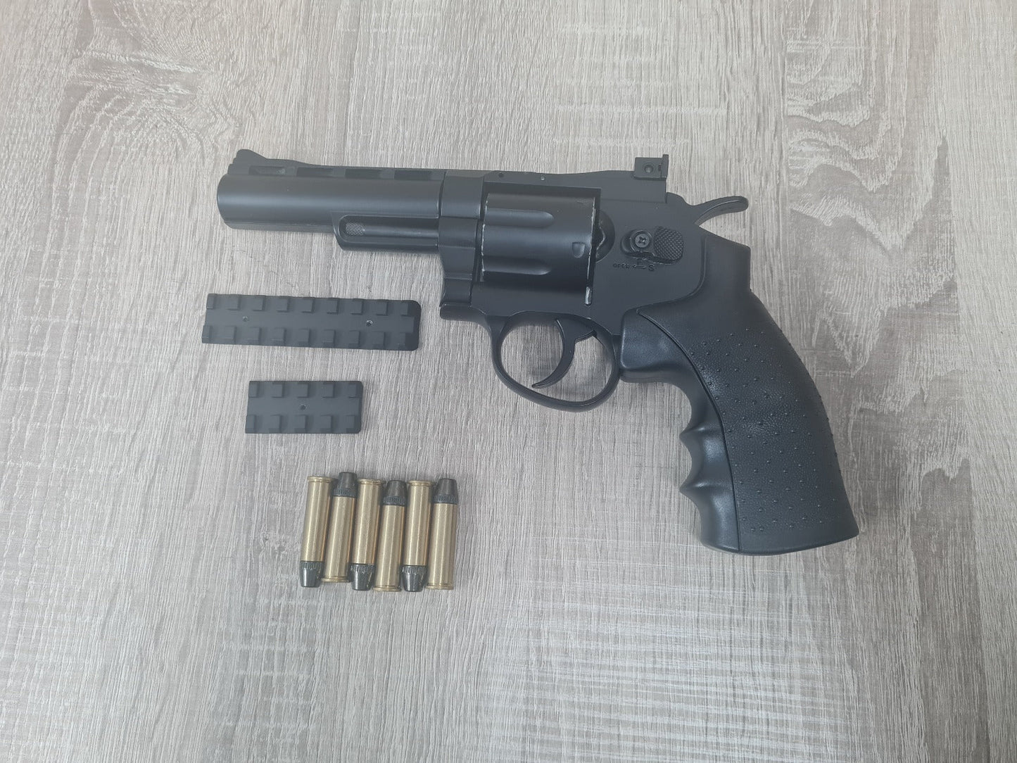 Hwasan 4.0" Co2 Revolver (4.5mm/.177 - Black - Full Metal)