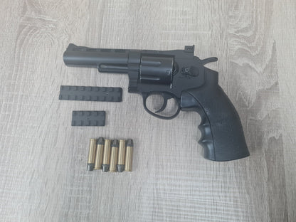 Hwasan 4.0" Co2 Revolver (4.5mm/.177 - Black - Full Metal)