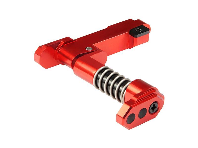 Maxx Model CNC Aluminum Advanced Magazine Release (Style B) (Red)