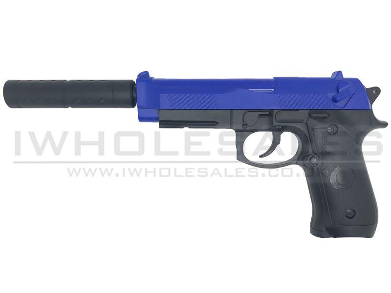 ACM Custom M92 Spring Pistol with Silencer (Blue - 218)