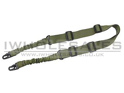 Tactical Gun Sling (2 PKT - Bungee) (Green)
