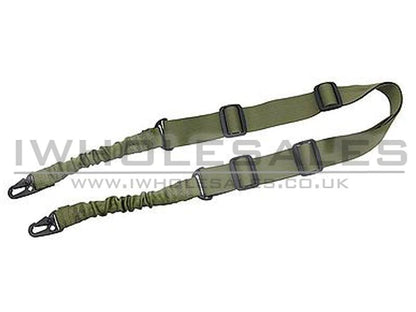 Tactical Gun Sling (2 PKT - Bungee) (Green)