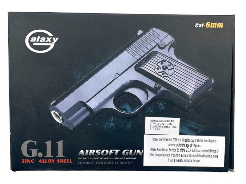 Galaxy G11 Spring Metal Pistol (G11)