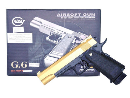 Galaxy G6 5.1 Full Metal Spring Pistol (G6-GOLD)