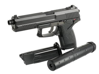 HFC 23 Socom Gas Pistol with Silencer (Black - GGH-0302)