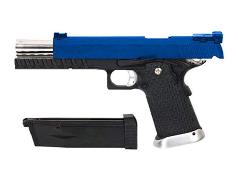 KJWorks KP06 5.1 Hi-Capa Gas Blowback Pistol (Metal Slide) (Blue) (KJW-KP06-BLUE)