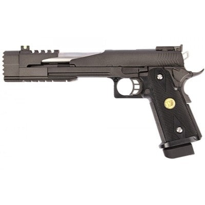 WE 7 inch Dragon Hi-Capa (Full Metal - Model B Version - Black)