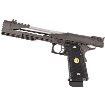 WE 7 inch Dragon Hi-Capa (Full Metal - Model B Version - Black)