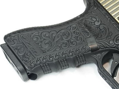 WE 17 Series Gen 3 Gas Blowback Pistol (Ivory Etched)