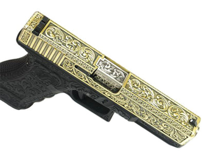 WE 17 Series Gen 3 Gas Blowback Pistol (Ivory Etched)