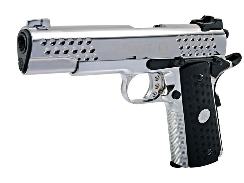 WE Knight Hawk Silver 1911 Full Metal