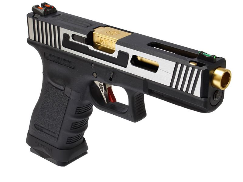 WE Custom 17 Series Hi-Speed GBB with Split Slide and Slide Racker