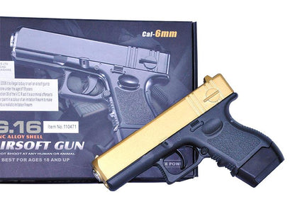 Galaxy G16 Full Metal Spring Pistol (G16-GOLD)