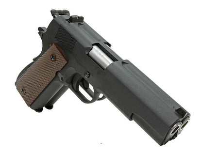 WE 1911 Double Barrel GasBB Pistol (Ful Metal - Black)