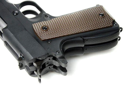 WE 1911 Double Barrel GasBB Pistol (Ful Metal - Black)