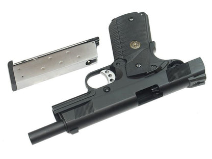WE 1911 Tactical MEU Gas Blowback Pistol (Railed - Black)