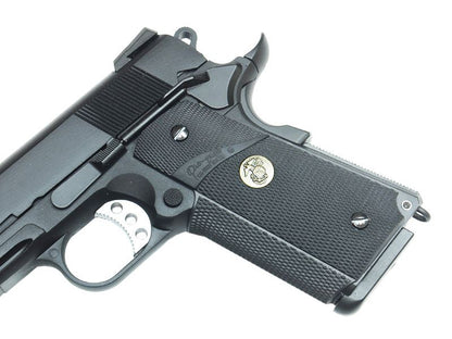 WE 1911 Tactical MEU Gas Blowback Pistol (Railed - Black)