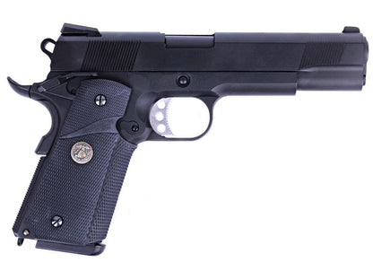 WE 1911 MEU Black Gas Blowback Pistol (Full Metal)