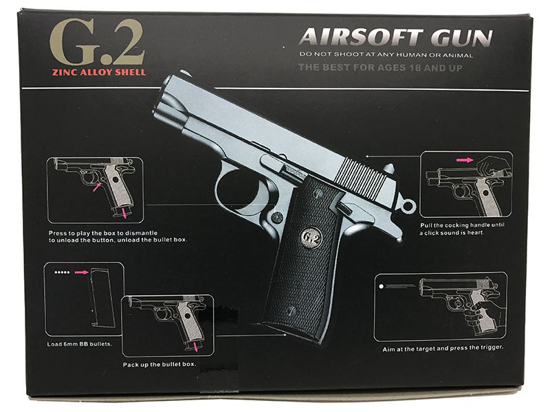 Galaxy G2 Spring Metal Pistol (G2 - Gold)