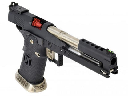 Armorer Works Custom 'Race Guns' Hi-Capa GBBP (Dragon Black Slide - Black Grips - AW-HX2202)