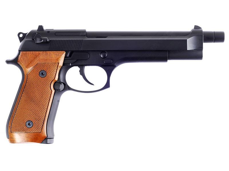 WE M92L Gas Blowback Pistol (Full Metal - Black)
