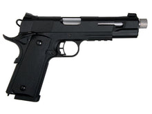 Secutor - Rudis XI - 1911 Custom Pistol (Silver Barrel - Co2 Powered - Gas Ready - Black)