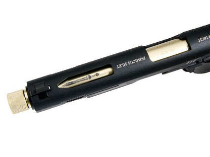 SECUTOR - Rudis III - 1911 Custom Pistol (Gold Barrel - Co2 Powered - Gas Ready - Black)