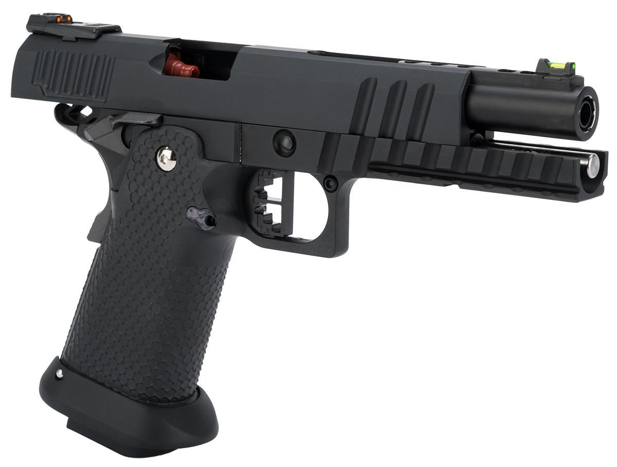 Armorer Works Custom Black Ace Hi-Capa GBBP (Full Black Slide - Black Frame - Black Barrel - AW-HX2003)