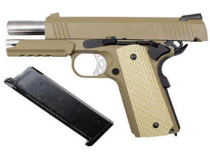 WE Desert Warrior 4.3 GBB Pistol (Tan)