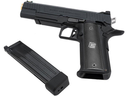 Salient Arms International by EMG 2011 DS 5.1 Gas Pistol (Gold Barrel - Black - 5.1)