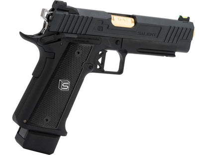 Salient Arms International by EMG 2011 DS 4.3 Gas Pistol (Gold Barrel - Black - 4.3)