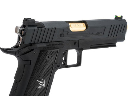 Salient Arms International by EMG 2011 DS 4.3 Gas Pistol (Gold Barrel - Black - 4.3)