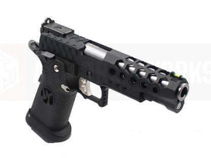 Armorer Works Custom Hex Cut GBBP (Black Slide - Black Frame - AW-HX2502)