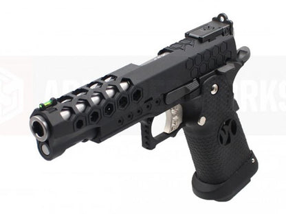 Armorer Works Custom Hex Cut GBBP (Black Slide - Black Frame - AW-HX2502)