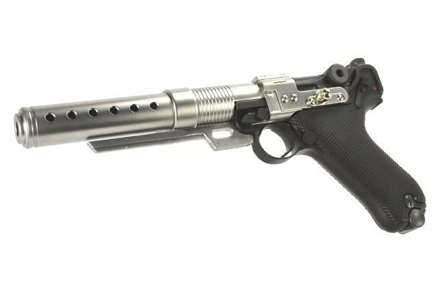 Armorer Works Rebel A180 Pistol Gasblowback Pistol (Black/Silver)