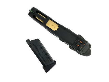 WE Custom Big Bird Black (Black Slide and Gold Barrel - Cut Slide - Compact)