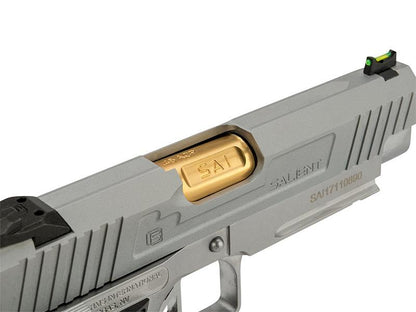 Salient Arms International by EMG 2011 DS 4.3 Gas Pistol (Gold Barrel - Silver - 4.3)