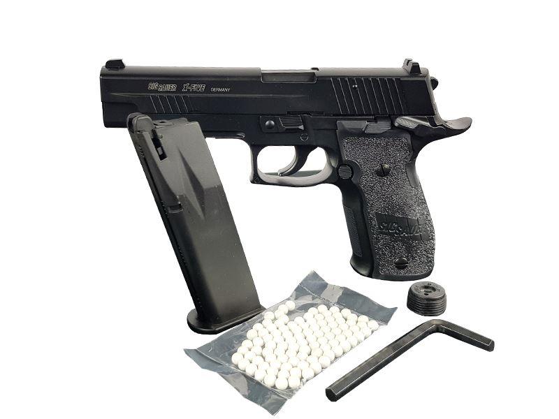 Sig Sauer X-Five Co2 Blowback Pistol (Black - Cybergun - 280514)