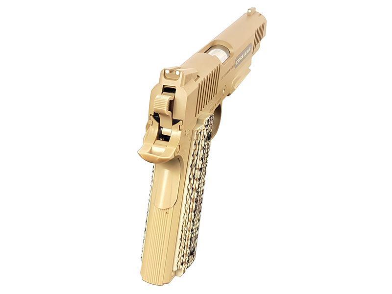 Colt M45A1 Co2 Pistol (Tan - Fixed Slide - Cybergun - 180313)