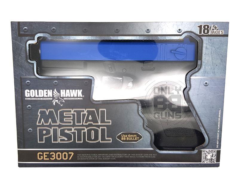 Golden Hawk 17 Series Pistol (1:1 Scale - Full Metal Slide - Blue)
