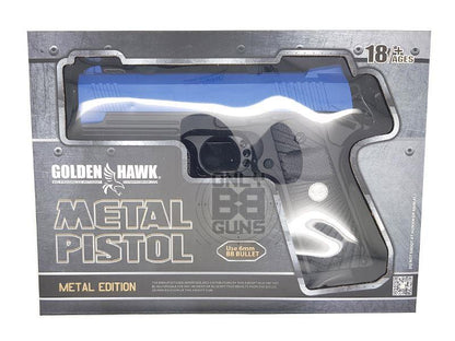 Golden Hawk 5.1 Custom Series Pistol (1:1 Scale - Full Metal Slide - Blue)