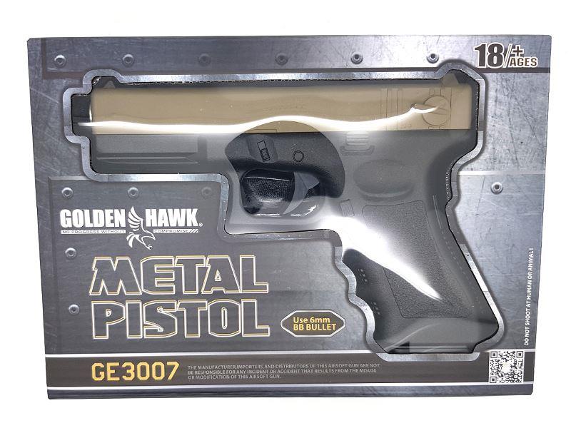 Golden Hawk 17 Series Pistol (1:1 Scale - Full Metal Slide - Tan)
