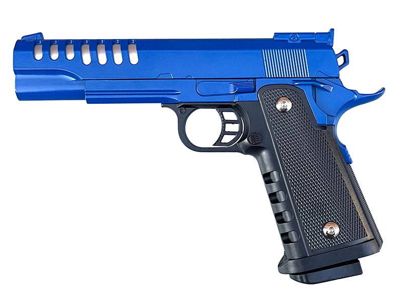 Vigor 4.3 Ported Spring Pistol (Full Metal - Blue - V16)